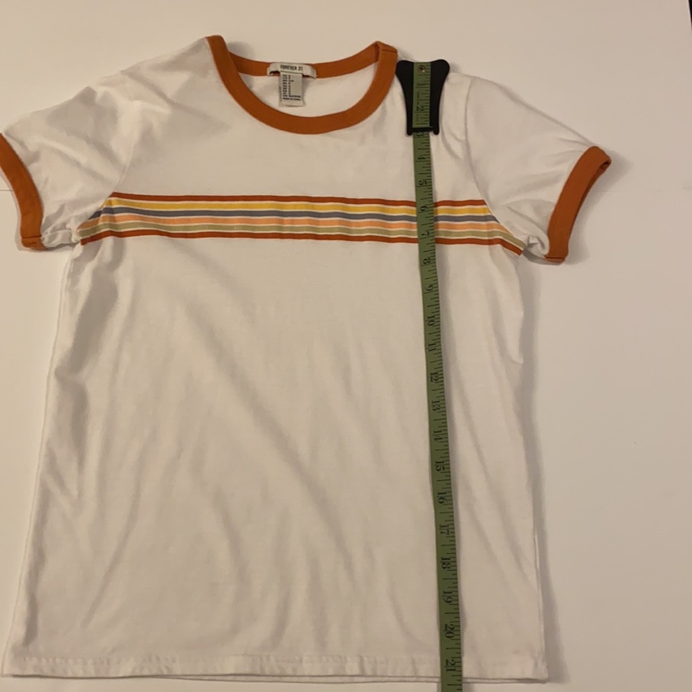 Forever 21 Juniors Size Small White Shirt - Picture 5 of 6